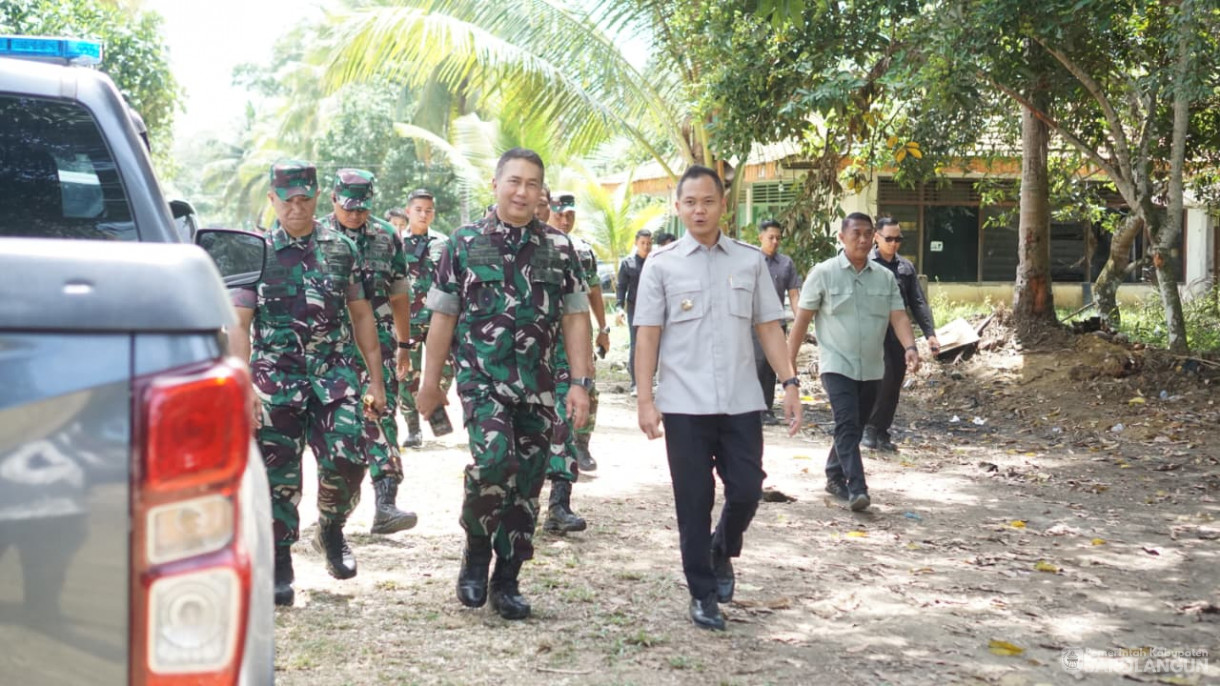 Peninjauan Pangdam Tuangku Imam Bonjol Di Batalyon Infrantri TP 896 Serumpun Pseko