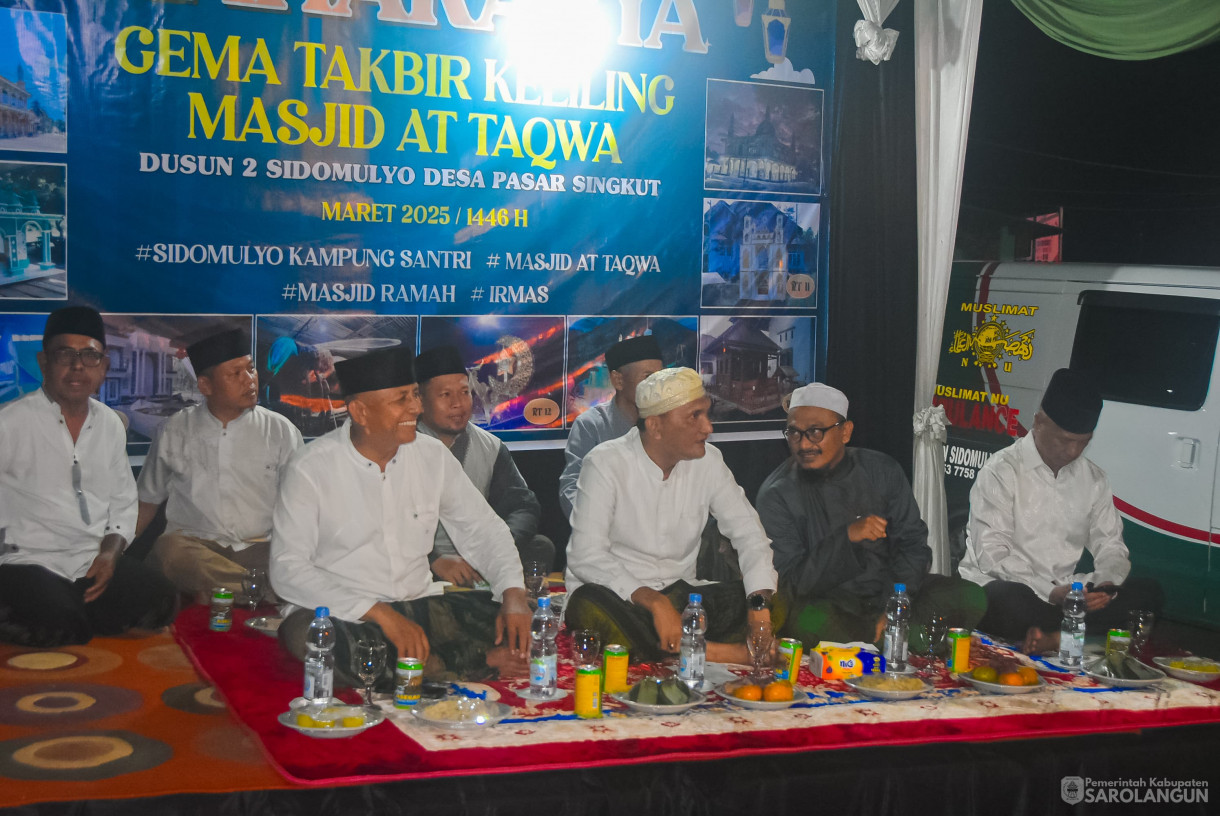 30 Maret 2025 - Pembukaan Pawai Akbar Keliling Idul Fitri 1446 H Bertempat di Masjid Jami Attaqwa Dusun II Sido Mulyo Desa Pasar Singkut&nbsp;