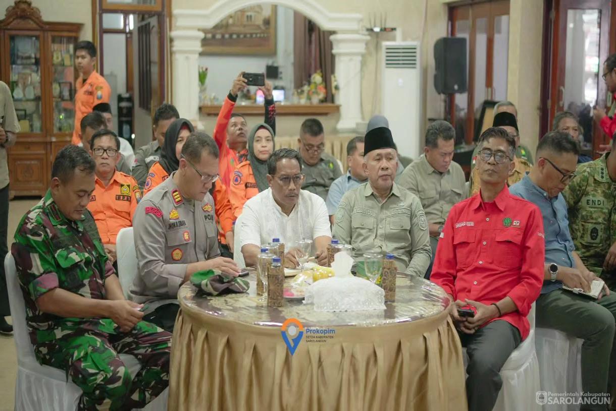 21 Agustus 2026 Rapat Koordinasi Tim Satgas karhutla Provinsi Jambi, bertempat di rumah Dinas bupati Sarolangun
