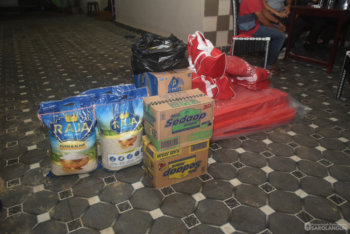 9 Juli 2025 -&nbsp;Meninjau dan Penyerahan Bantuan Rumah Warga Korban Kebakaran di Desa Monti Kecamatan Limun