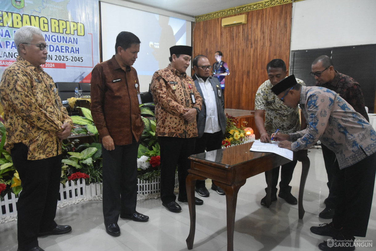 11 Juli 2024 -&nbsp;Musrenbang Rencana Pembangunan Jangka Panjang Daerah, Bertempat di Aula Bappeda Sarolangun