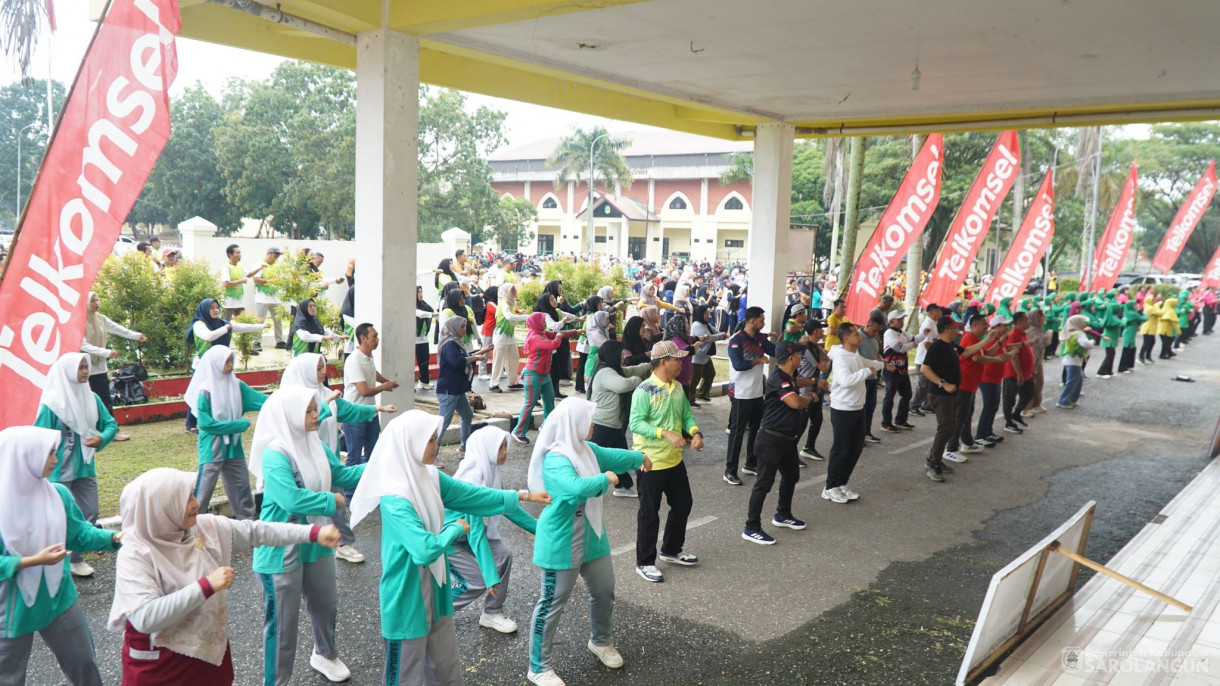 6 Januari 2026&nbsp; Senam Sehat Bersama di GOR Sarolangun