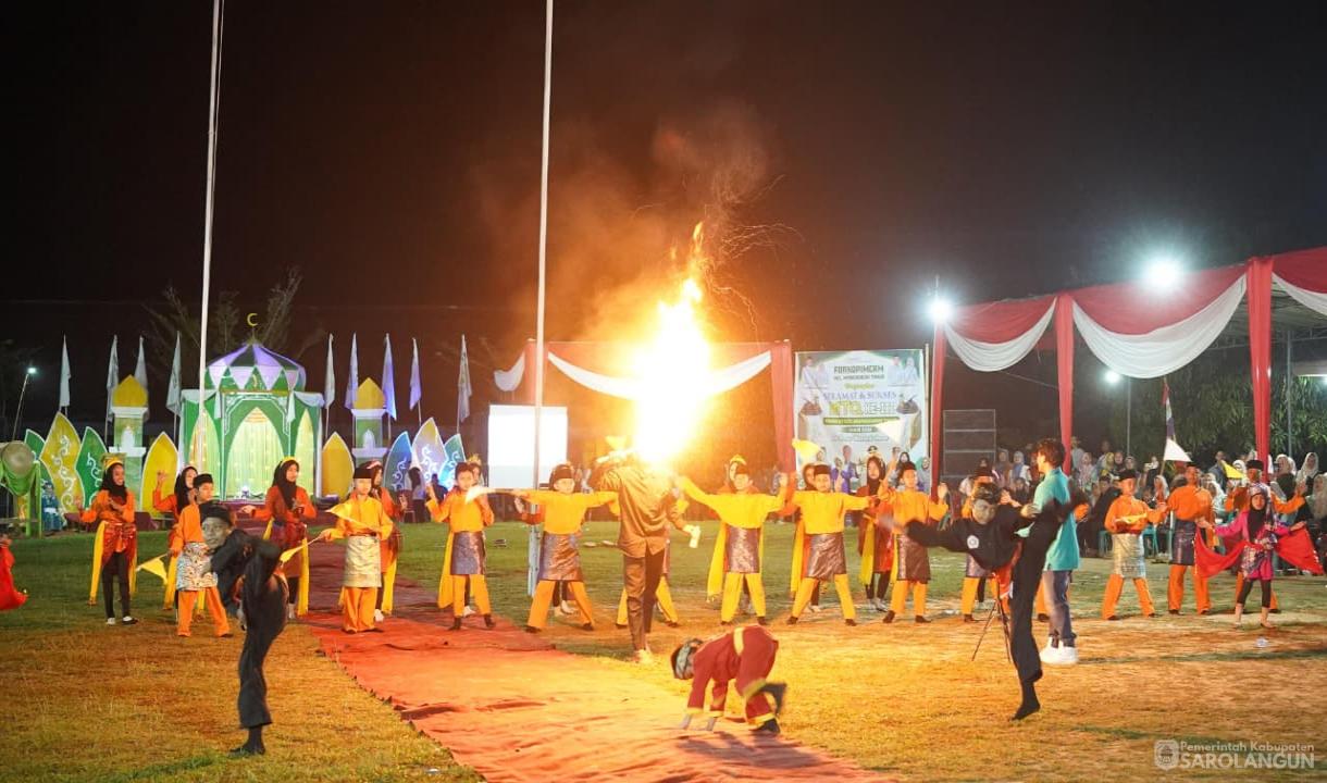 22 Juni 2026 Wakil Bupati Sarolangun Membuka Secara Resmi Musabaqah Tilawatil Quran ke III Tingkat Kecamatan Mandiangin Timur di Lapangan Desa Meranti Baru