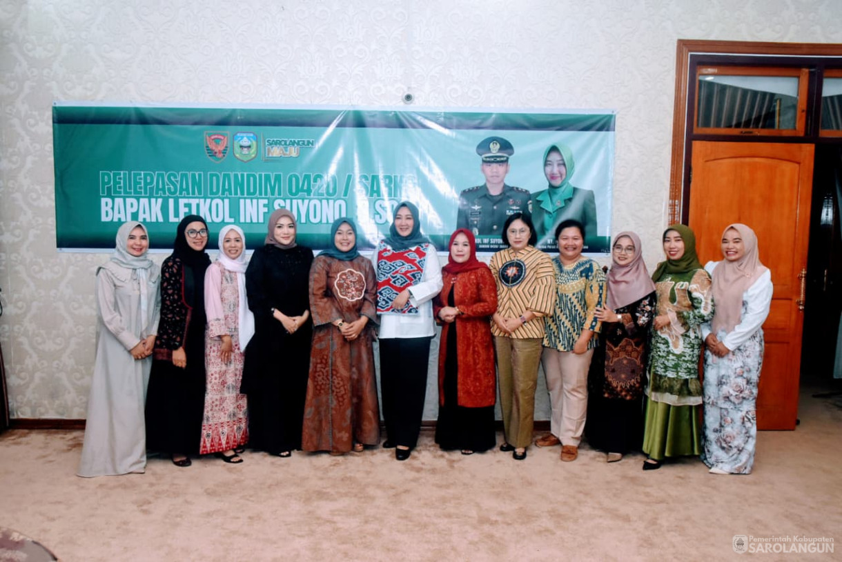 28 Agustus 2025 pelepasan Dandim 0420 Sarko Letkol Inf Suyono S.Sos di Rumah Dinas Bupati Sarolangun