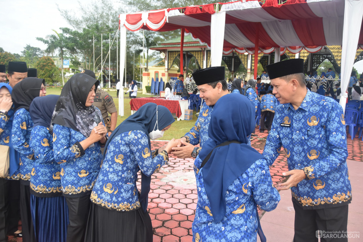 17 April 2024 - Apel Gabungan Dan Halal Bi Halal Di Lapangan Gunung Kembang Sarolangun