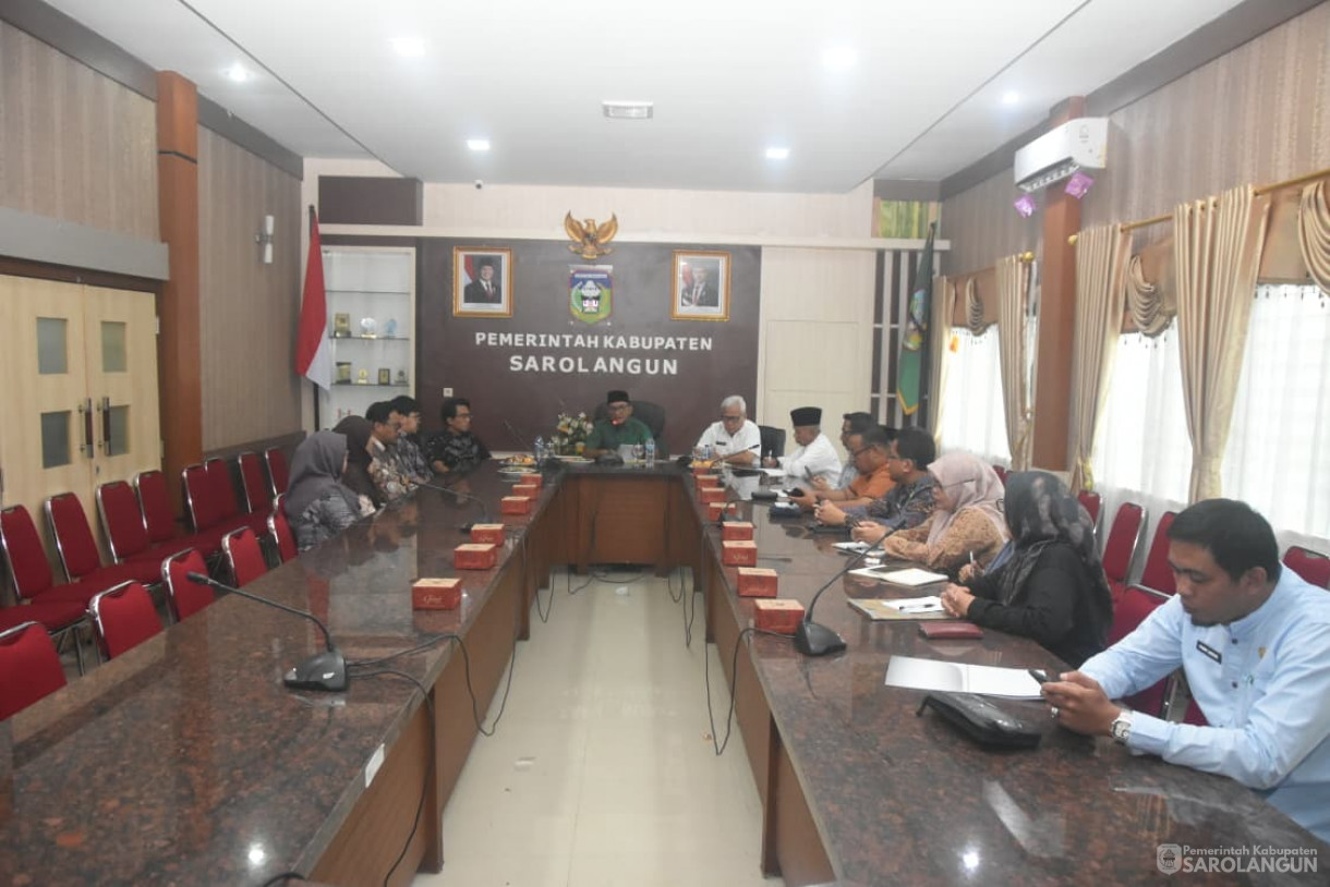 31 Oktober 2025 Exit Meeting Pemeriksaan Pendahuluan Kepatuhan Atas Pengelolaan Belanja Daerah Tahun 2025 Pada Pemerintah Kabupaten Sarolangun