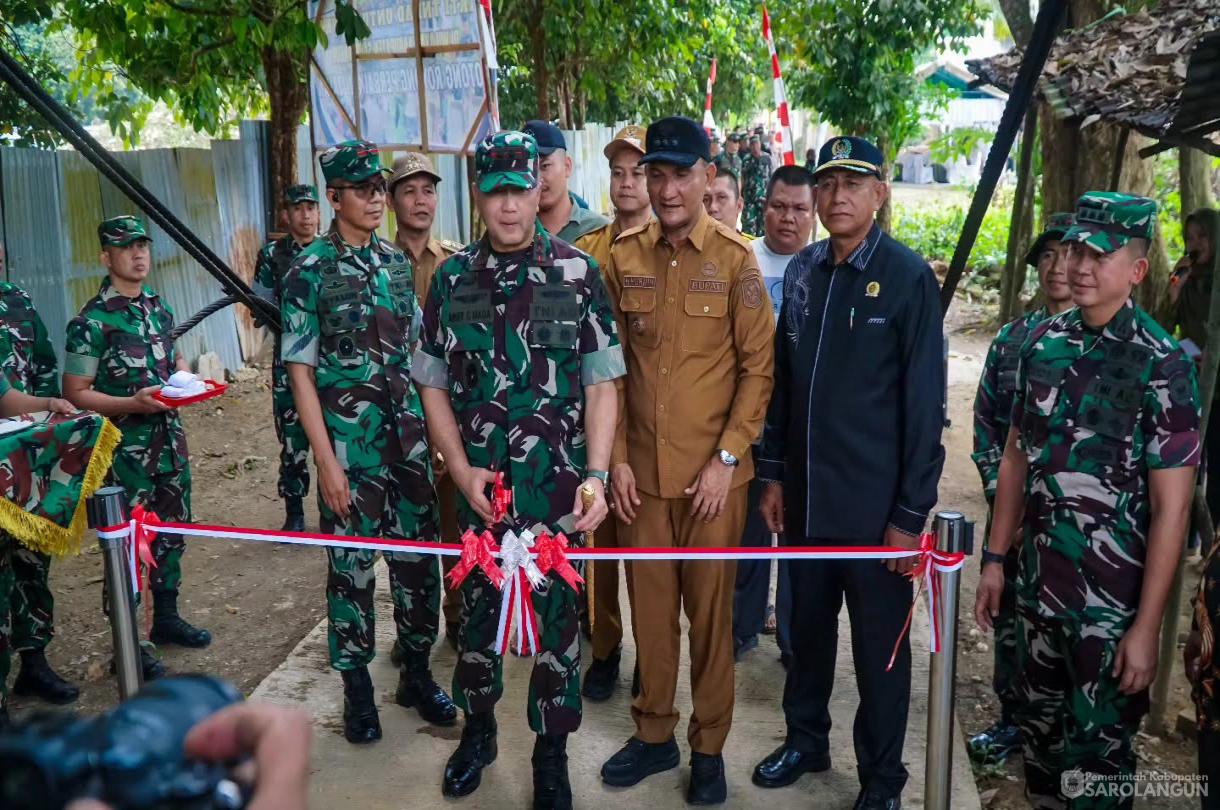 27 Juli 2026 Peninjauan Rehabilitasi Jembatan Gantung Desa Teluk Rendah Kecamatan Cermin Nan Gedang