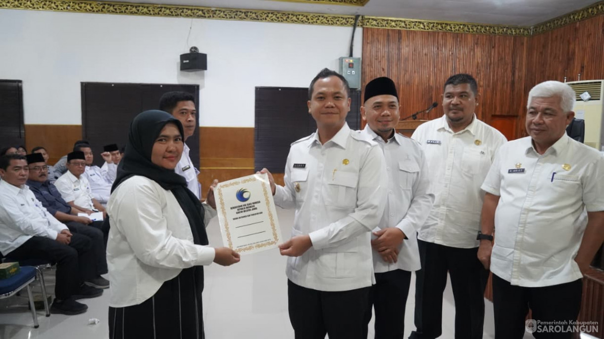 10 September 2025&nbsp; Kegiatan Penguatan HAM Bagi ASN Di aula Bappeda kabupaten Sarolangun