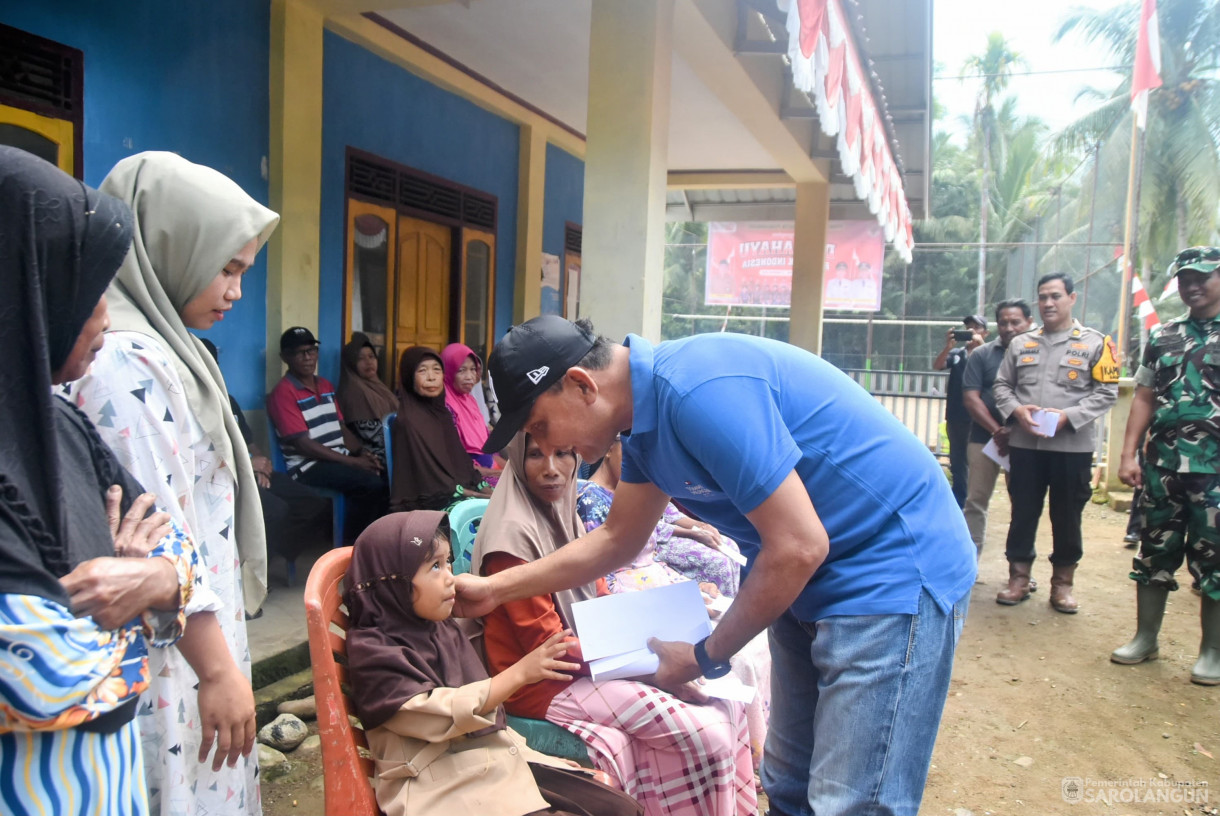 9 Agustus 2025 -&nbsp;Penyerahan Bantuan Untuk Fakir Miskin dan Anak Yatim di Desa Bathin Pengambang Kecamatan Batang Asai