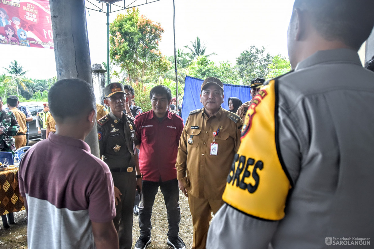 12 Februari 2024  - Meninjau Tps Beberapa Desa Di Kecamatan Singkut