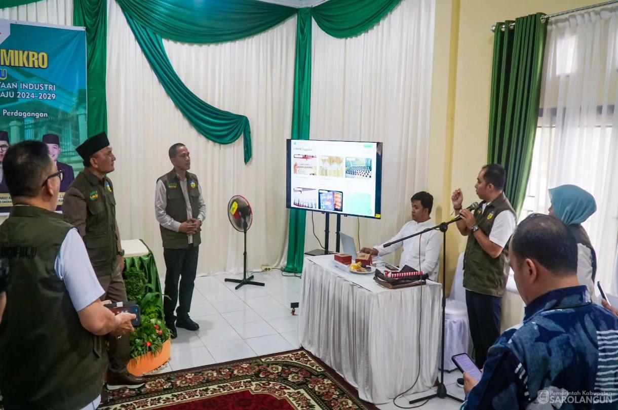 24 Juni 2026 Bupati Sarolangun Menghadiri Launching UMKM MAJU serta Sinkronisasi Pelaksanaan Pemberdayaan Industri dalam Rangka Mewujudkan Sarolangun Maju 2024 sd 2029
