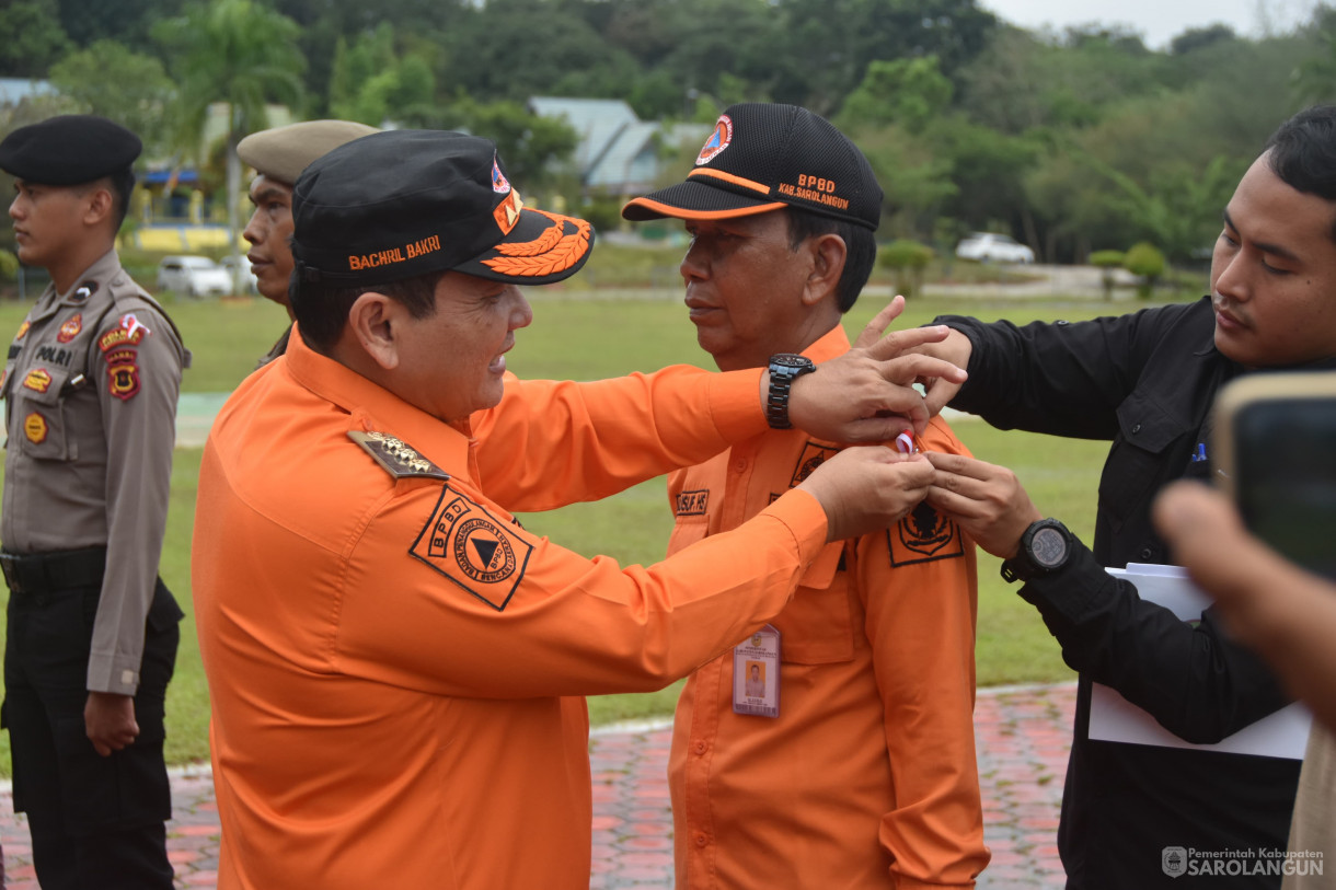 21 Desember 2023 - Apel Siaga Bencana Hidrometeorologi Di Lapangan Gunung Kembang Sarolangun