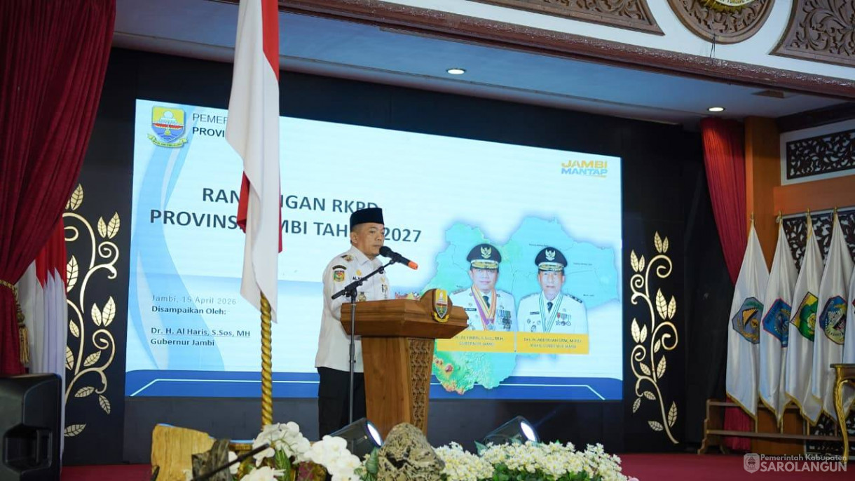 15 April 2026 Musrenbang RKPD Provinsi Jambi Tahun 2027 di Rumah Dinas Gubernur Jambi