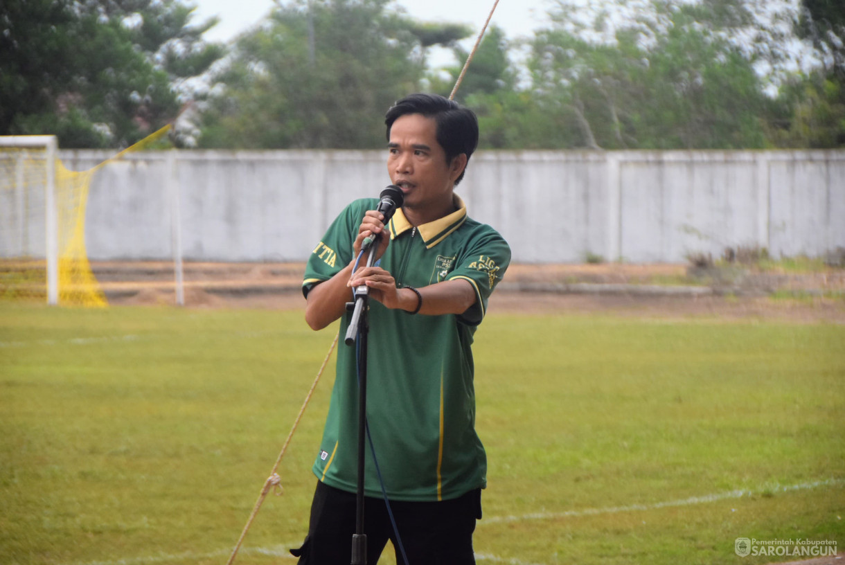 5 Juli 2025 - Bupati Sarolangun Hurmin Buka Liga Askab PSSI Sarolangun Ke IV Tahun 2025 Sekaligus Perebutan Piala Kapolres Cup Pertama&nbsp;