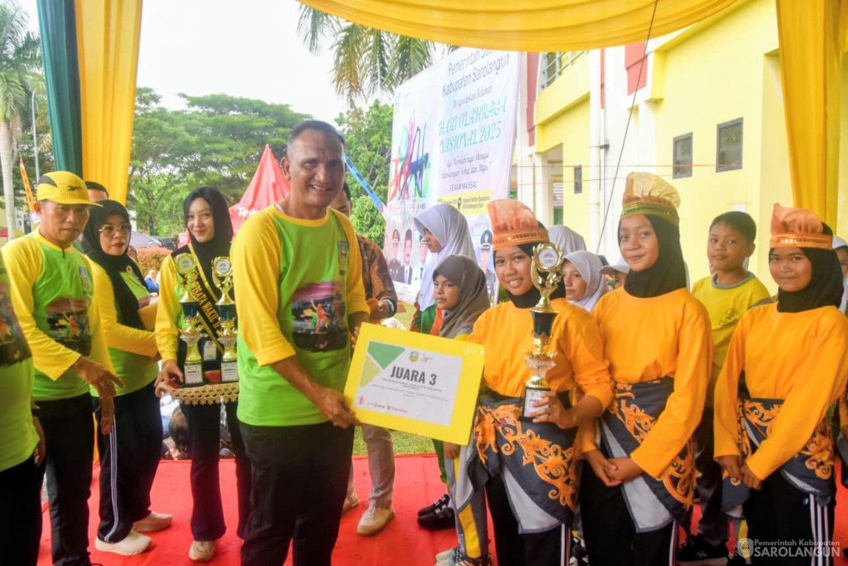 9 September 2025&nbsp; Senam Massal Dalam Rangka Memperingati Hari Olahraga Nasional Tahun 2025 di Sarolangun Sport Center