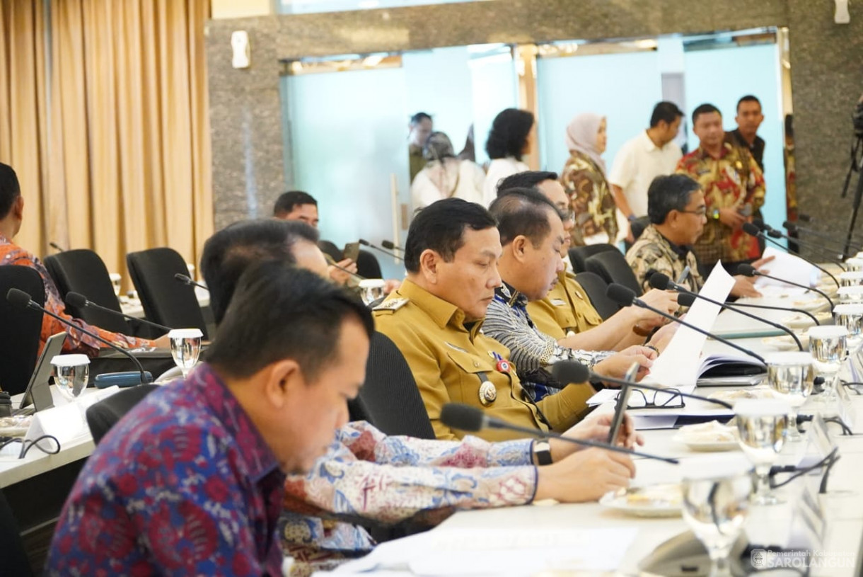 5 Agustus 2024 -&nbsp;Rapat Koordinasi Regional Upaya Percepatan Penghapusan Kemiskinan Ekstrem 2024, Bertempat di Kemenko PMK Jakarta