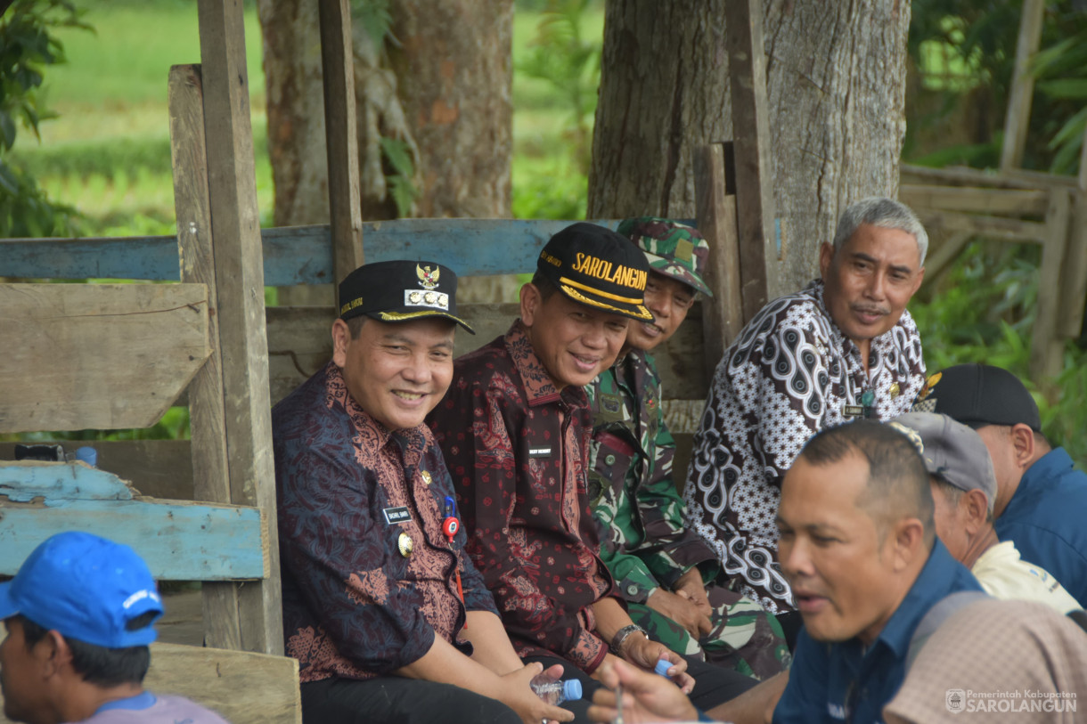 1 Februari 2024 - Tanam Bibit Unggul Padi Sawah Dari IPB Di Desa Pasar Pelawan