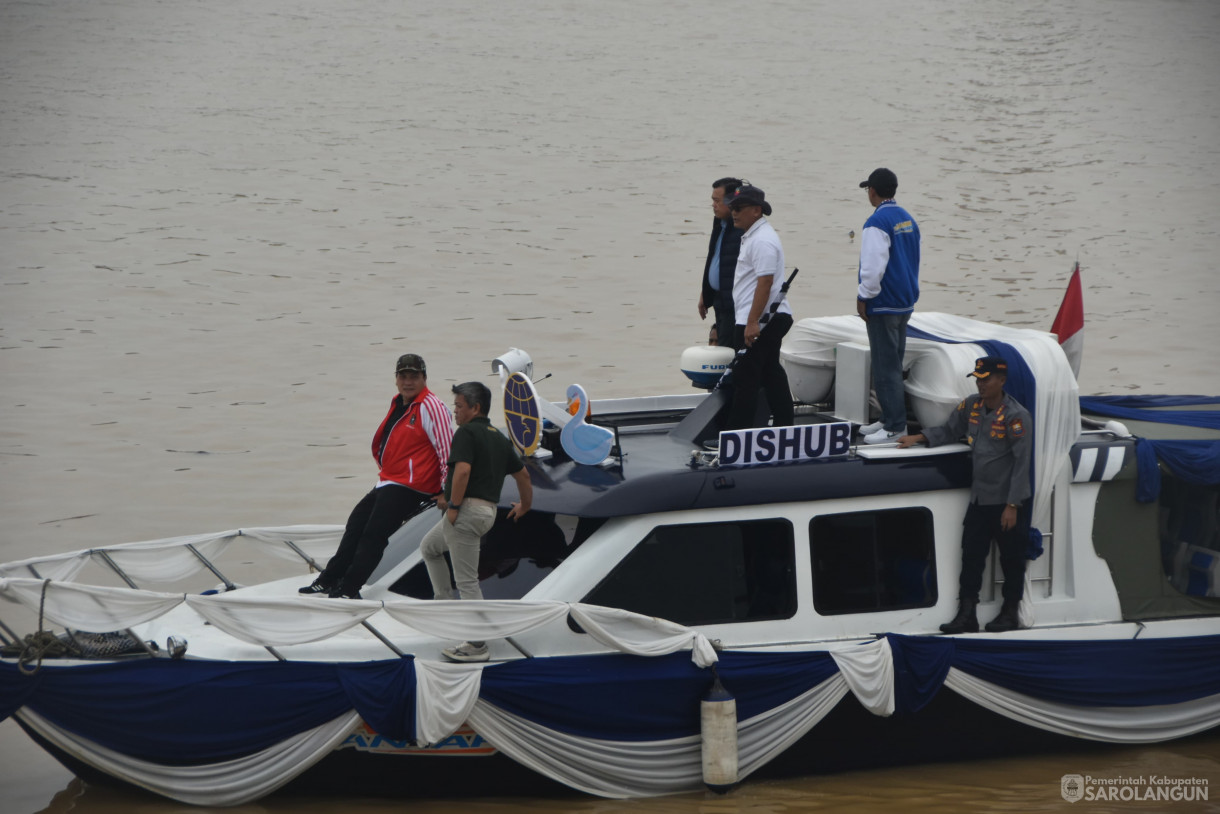 6 Juli 2024 -&nbsp;Parade Kapal Hias, Bertempat di Dermaga Ditpolairud Polda Jambi