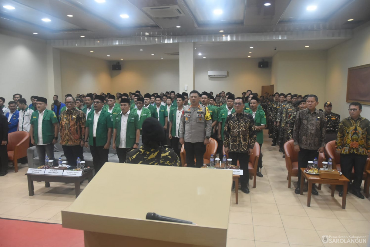 26 Desember 2024 - Pelantikan Pimpinan Cabang Gerakan Pemuda Ansor Kabupaten Sarolangun di Hotel Abadi Sarolangun