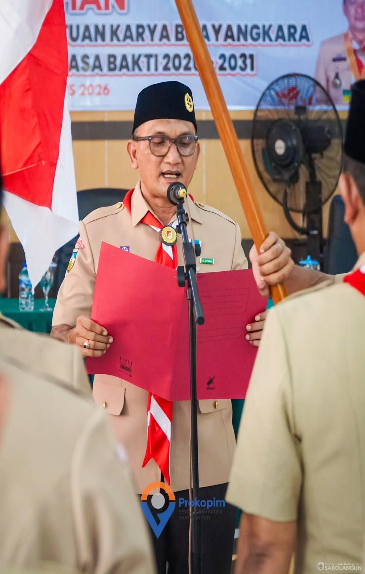 6 Agustus 2026 Pengukuhan Pengurus Saka Bhayangkara Kwarcab Kabupaten Sarolangun