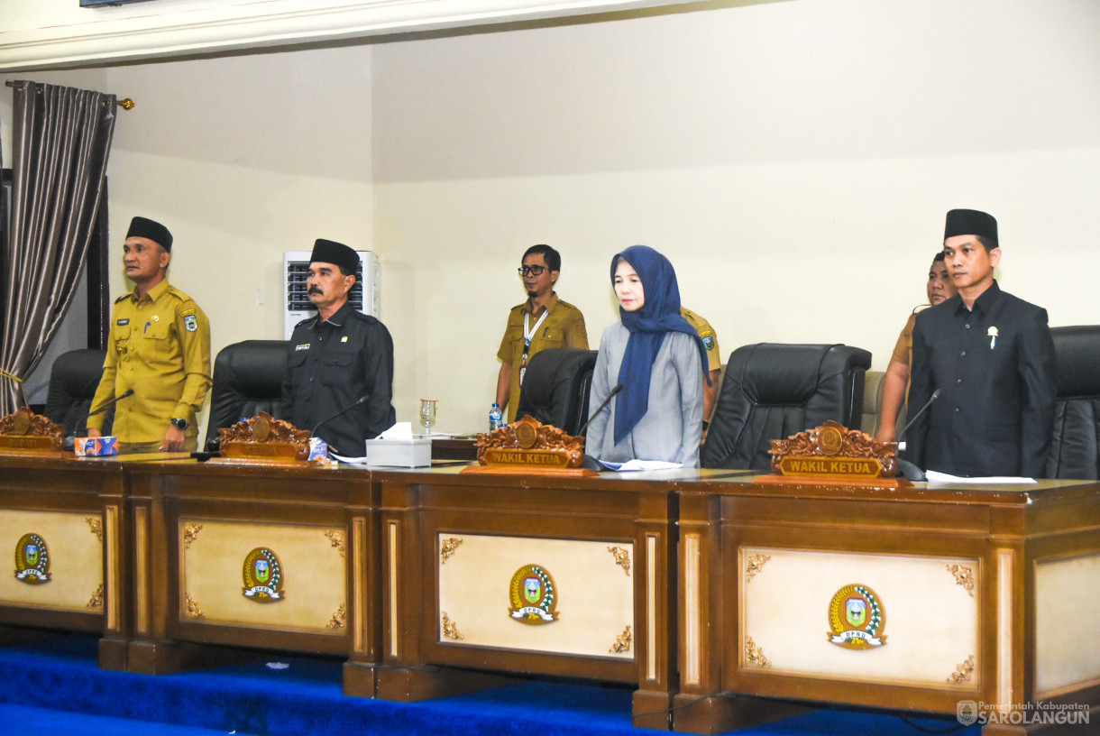 29 April 2025 -&nbsp;Rapat Paripurna Tingkat I Tahap III Jawaban Eksekutif Terhadap Pandangan Umum Fraksi Fraksi DPRD