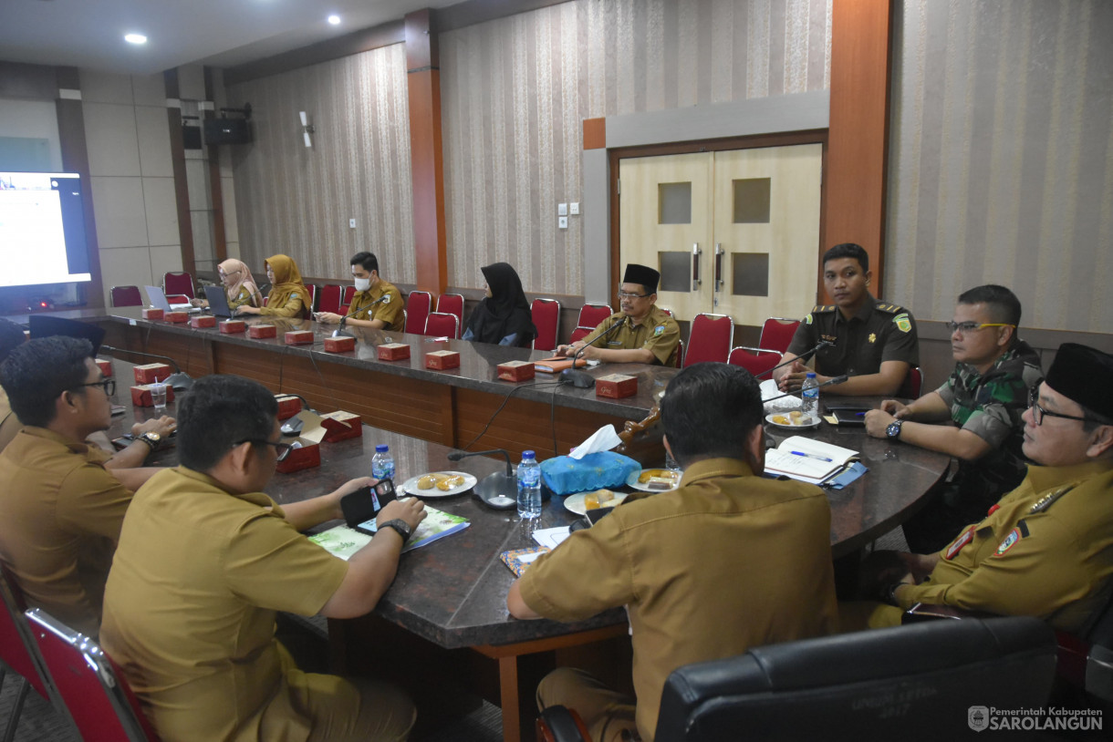 29 April 2024 - Rapat Dengan Mendagri Dan TPID Di Ruang Pola Utama Kantor Bupati Sarolangun