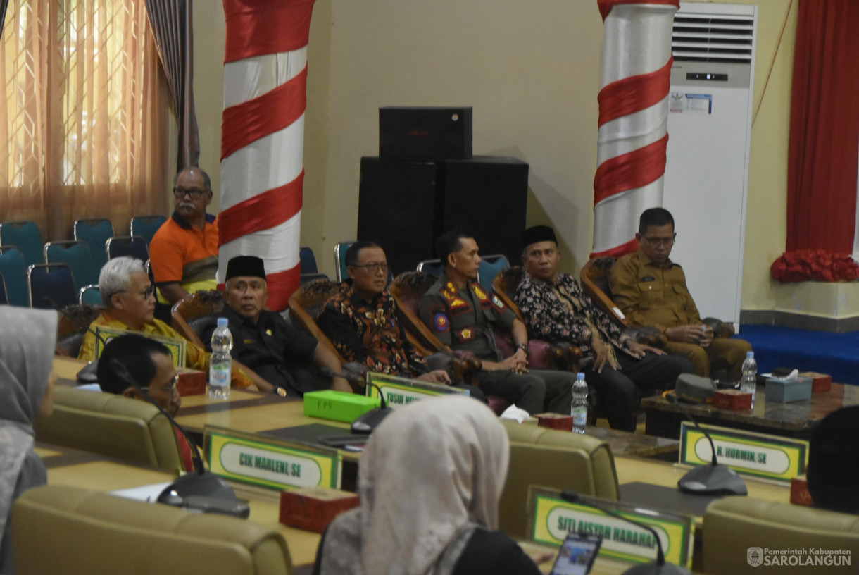 15 Agustus 2024 - Rapat Paripurna Tingkat I Tahap I, Bertempat di Gedung DPRD Kabupaten Sarolangun