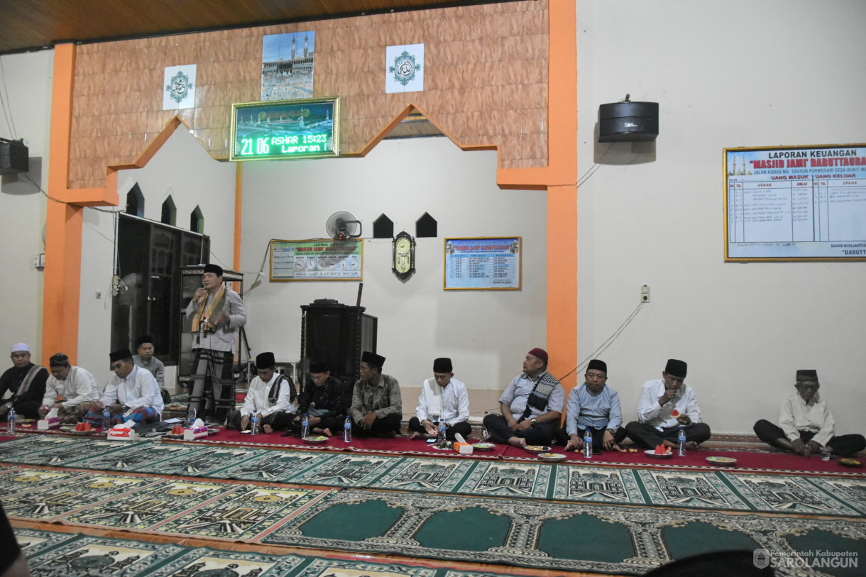 19 Maret 2024 - Buka Bersama Di Rumah Dinas Camat Singkut, Dilanjutkan Safari Ramadan Di Masjid Daruttaubah Desa Bukit Murau Kecamatan Singkut