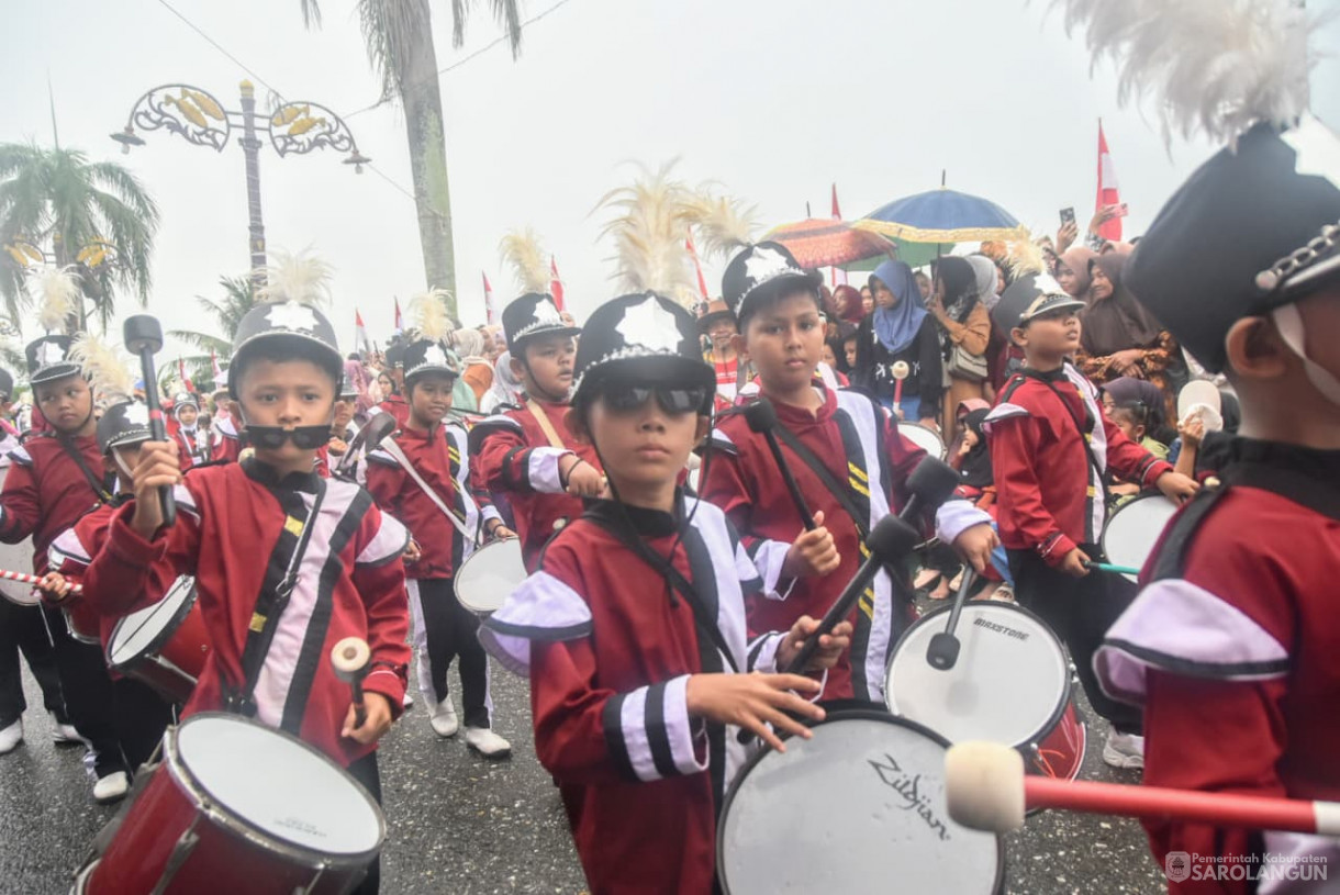 18 Agustus 2025 Pawai Pembangunan di Depan Rumah Dinas Bupati Sarolangun