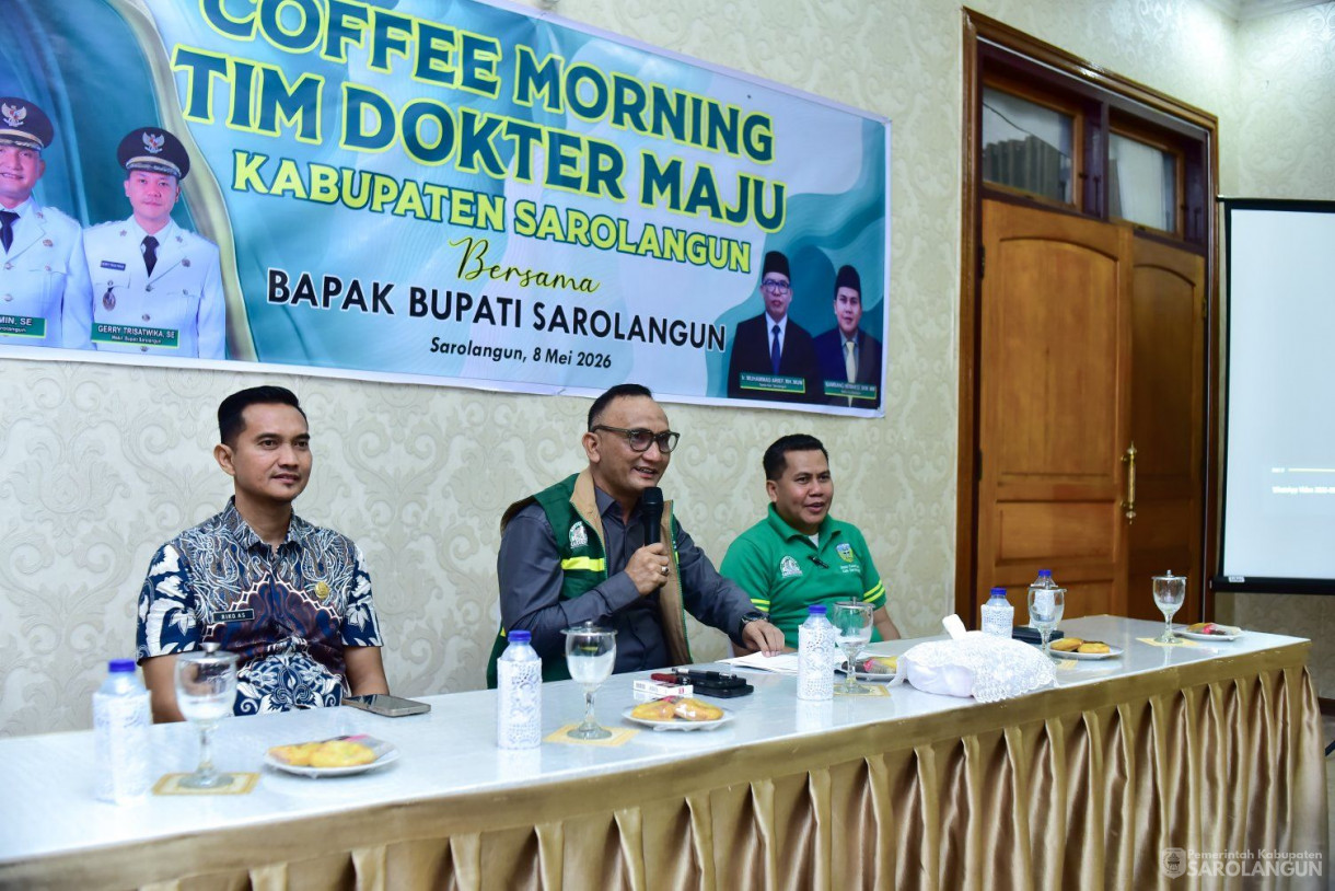 8 Mei 2026 Coffee Morning&nbsp; bersama Tim Dokter Maju&nbsp; kabupaten Sarolangun