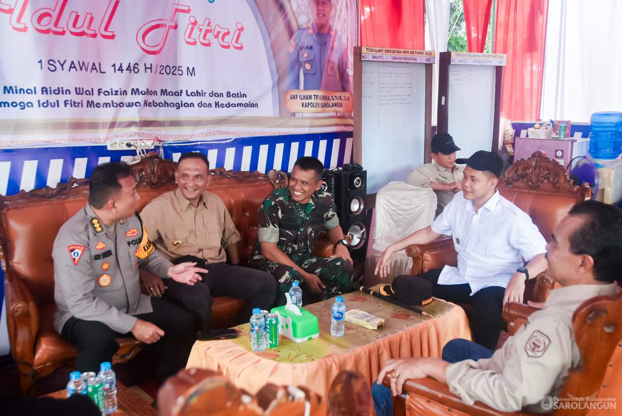 29 Maret 2025 -&nbsp;Peninjauan Pos Pengamanan Hari Raya Idul Fitri Tahun 2025 di Kabupaten Sarolangun