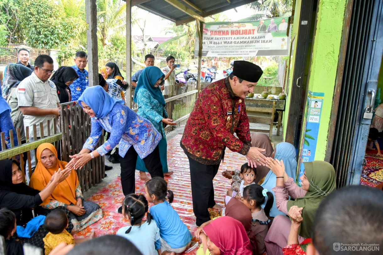 17 November 2023 - Penjabat Bupati Sarolangun Menghadiri Acara Launching Rumah Cegah Stunting di Desa Sungai Keramat Kecamatan Cermin Nan Gedang