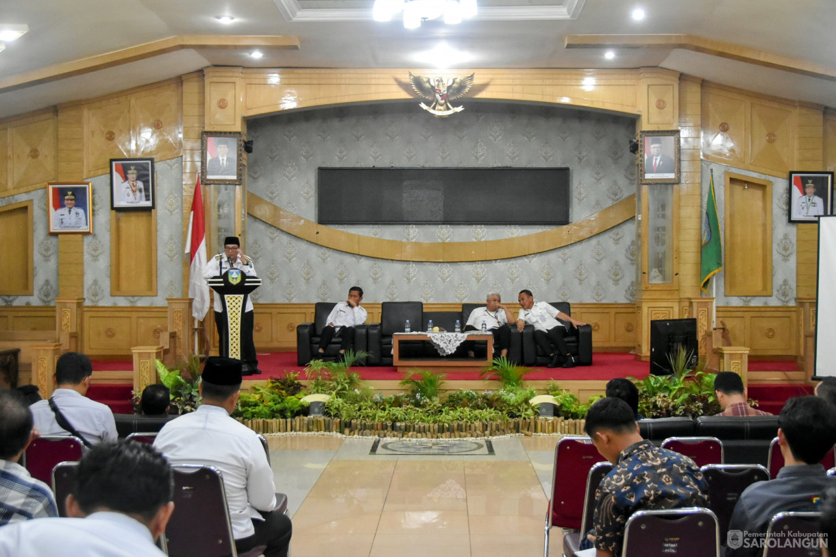 20 Desember 2023 - Rapat Koordinasi CSR Di Ruang Aula Utama Kantor Bupati Sarolangun