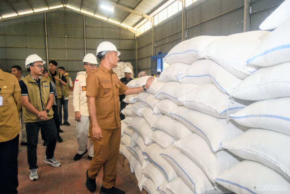 Monitoring Cadangan Beras di Bulog Merangin Dalam Rangka Menghadapi Natal Tahun 2025 dan Tahun Baru 2026