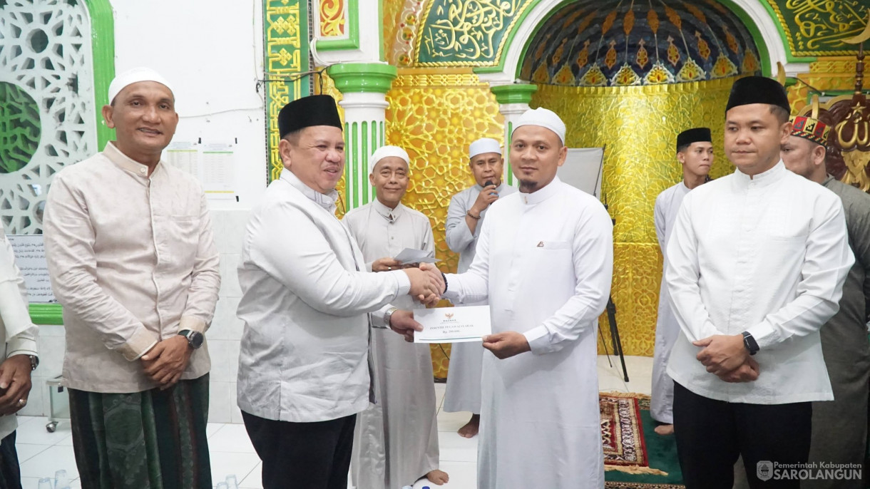 3 Maret 2026&nbsp;Sholat Tarawih Bersama dan Penyerahan Santunan di Masjid Baiturrahman Sri Pelayang
